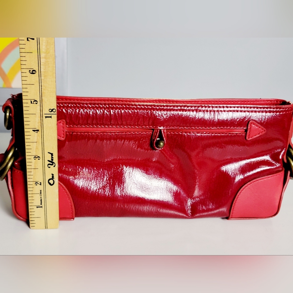 🔥NWT Donald J Pliner Patent Leather Wristlet Clutch - Picture 14 of 16